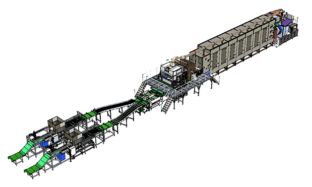 转鼓式在线热压杯托生产线插图